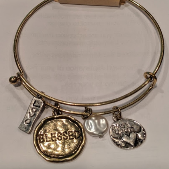 Faith bracelet and a dangle blessed bracelet - Picture 3 of 3